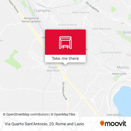 Via Quarto Sant'Antonio, 20 map