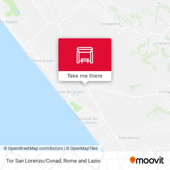 Tor San Lorenzo/Conad map