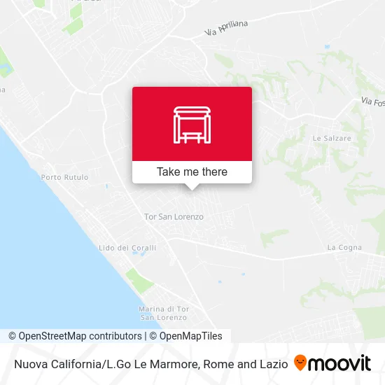 New California / Largo Le Marmore map