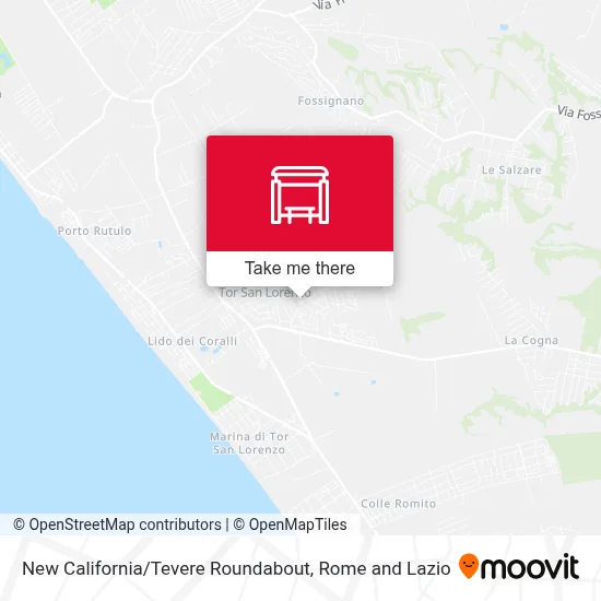 New California / Tevere Roundabout map