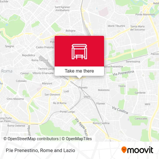 Prenestino Square map