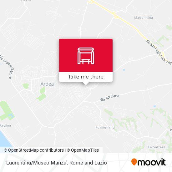 Laurentina/Museo Manzu' map
