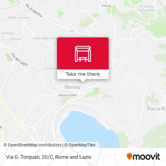 Via G. Torquati, 20/C map