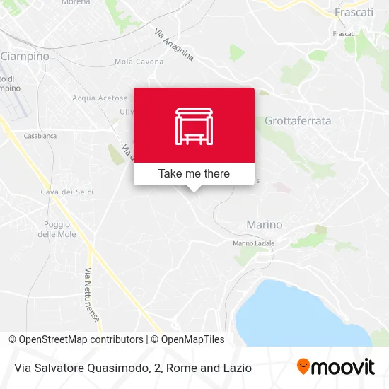 Salvatore Quasimodo Street, 2 map