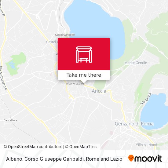 Albano, Corso Giuseppe Garibaldi map