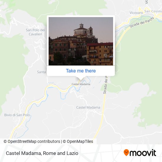 Castel Madama map