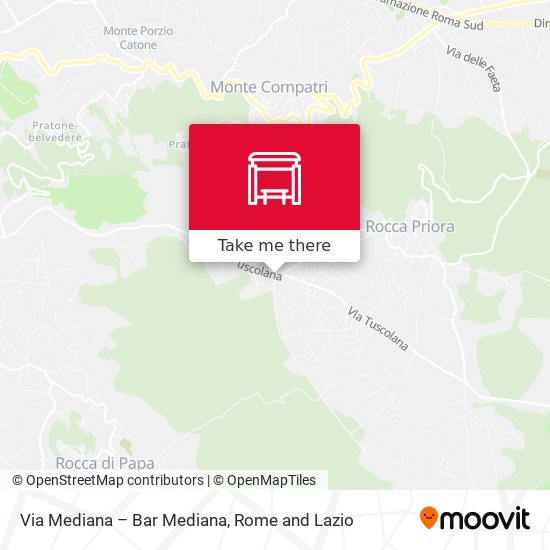 Via Mediana – Bar Mediana map