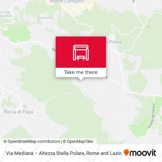 Via Mediana – Altezza Stella Polare map