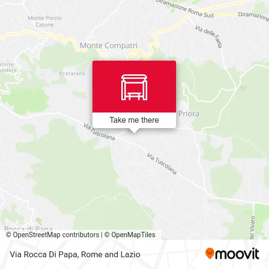 Via Rocca Di Papa map