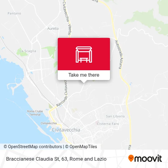 Braccianese Claudia St, 63 map