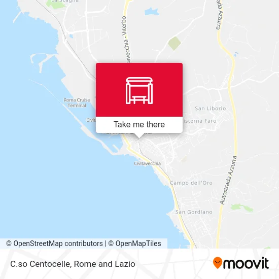 Centocelle Course map