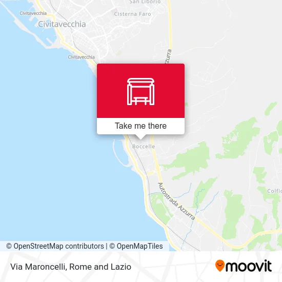 Maroncelli Street map