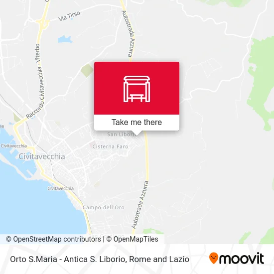 Orto Santa Maria - Ancient San Liborio map