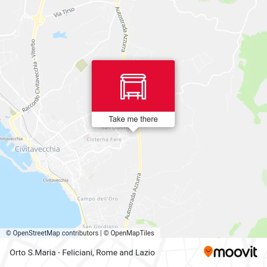 Orto Santa Maria - Feliciani map