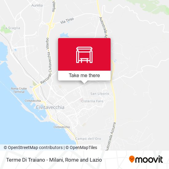 Terme Di Traiano - Milani map