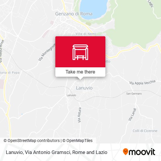 Lanuvio, Via Antonio Gramsci map