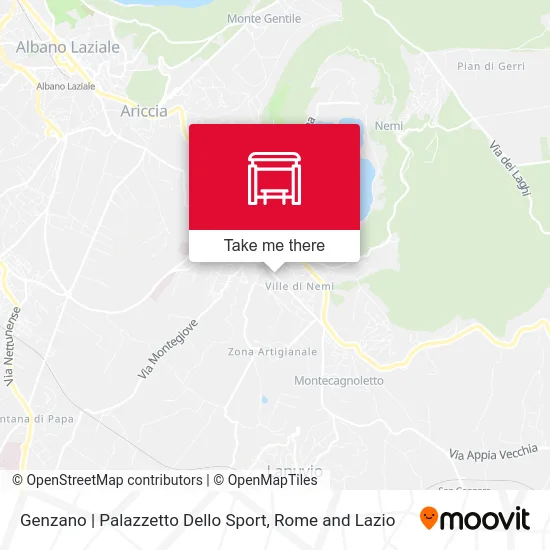 Genzano | Sports Palace map