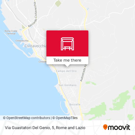 Via Guastatori Del Genio, 5 map