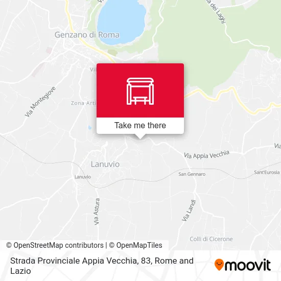 Old Appian Provincial Road, 83 map