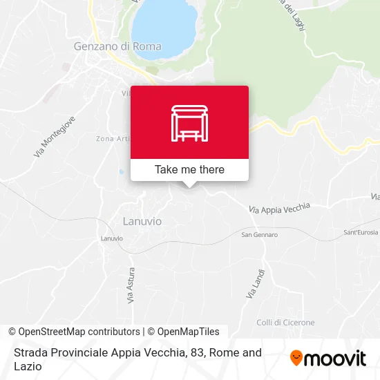 Strada Provinciale Appia Vecchia, 83 map