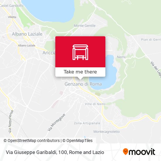 Via Giuseppe Garibaldi, 100 map