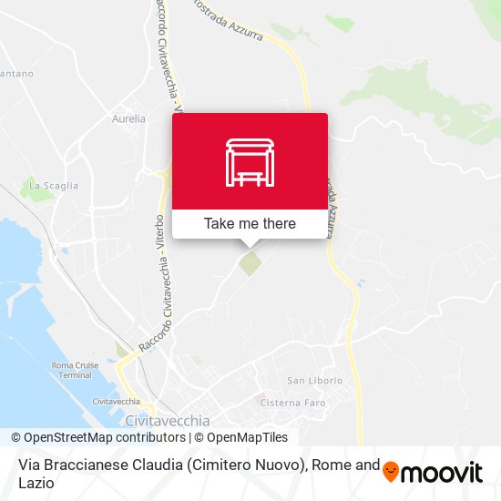 Via Braccianese Claudia (Cimitero Nuovo) map