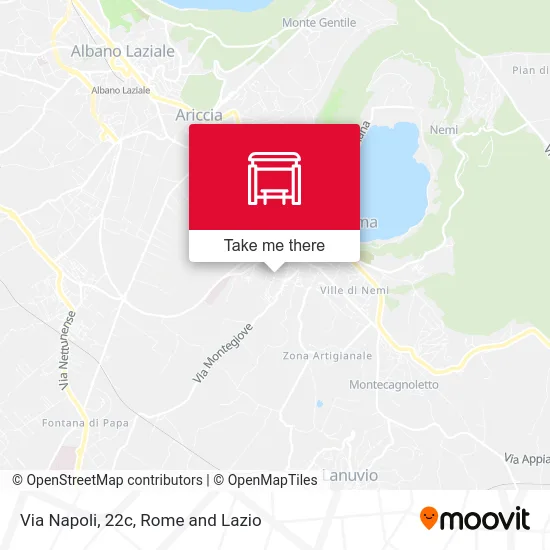Naples Road, 22c map