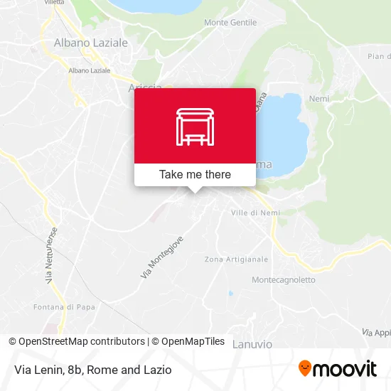 Via Lenin, 8b map