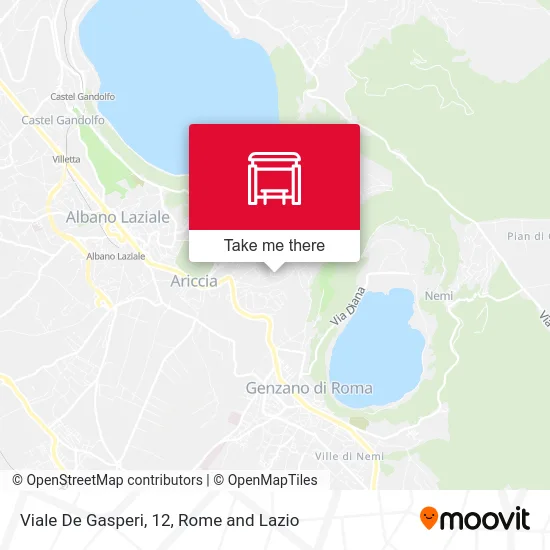 Viale De Gasperi, 12 map