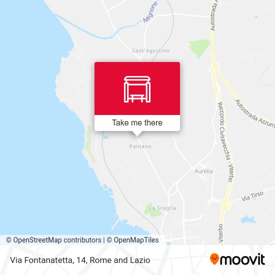 Fontanatetta Street, 14 map