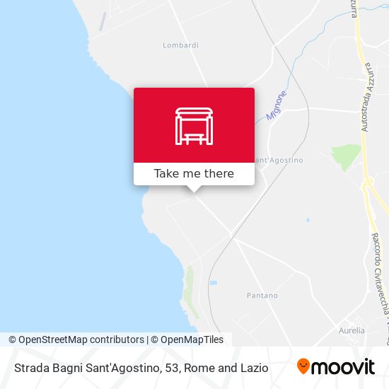 Strada Bagni Sant'Agostino, 53 map