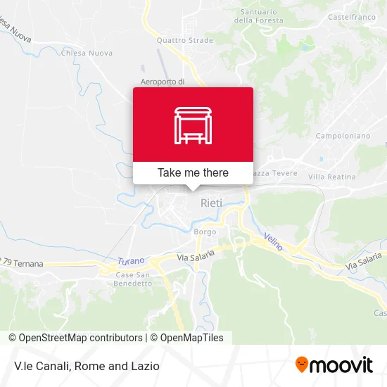 V.le Canali map