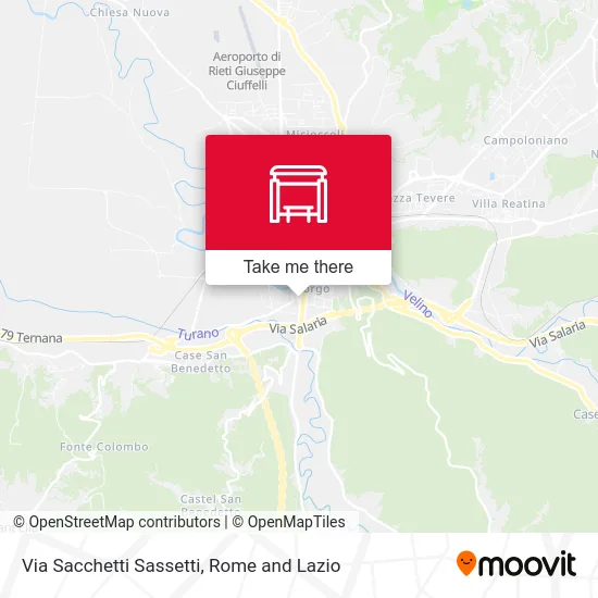 Sacchetti Sassetti Street map