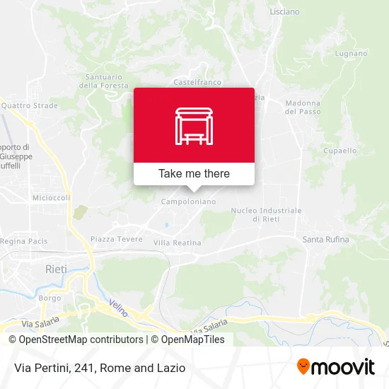 Via Pertini, 241 map