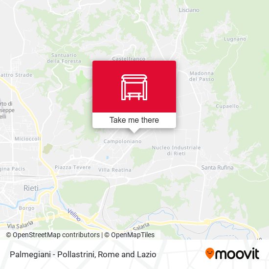 Palmegiani - Pollastrini map