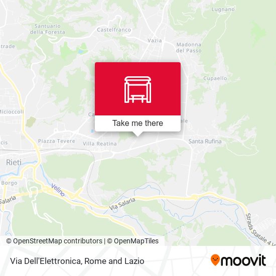 Via Dell'Elettronica map