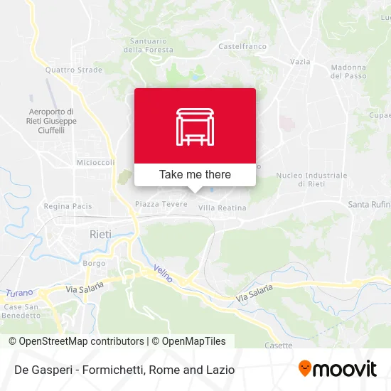 De Gasperi - Formichetti map