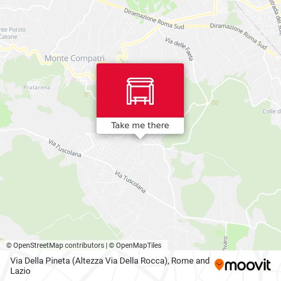 Via Della Pineta (Altezza Via Della Rocca) map