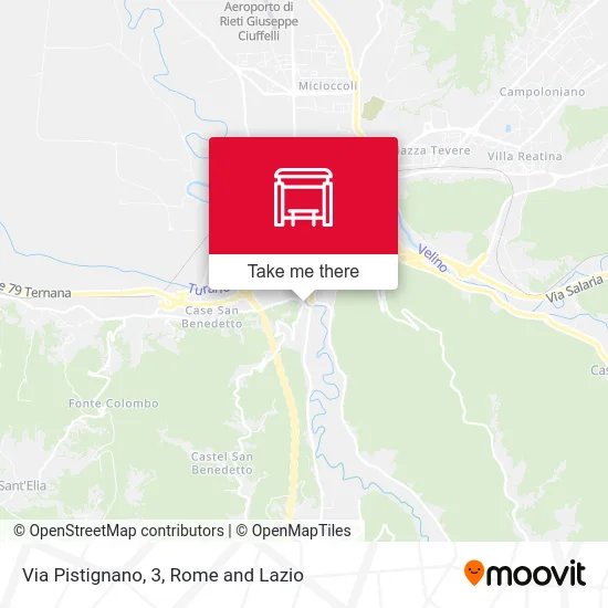 Via Pistignano, 3 map