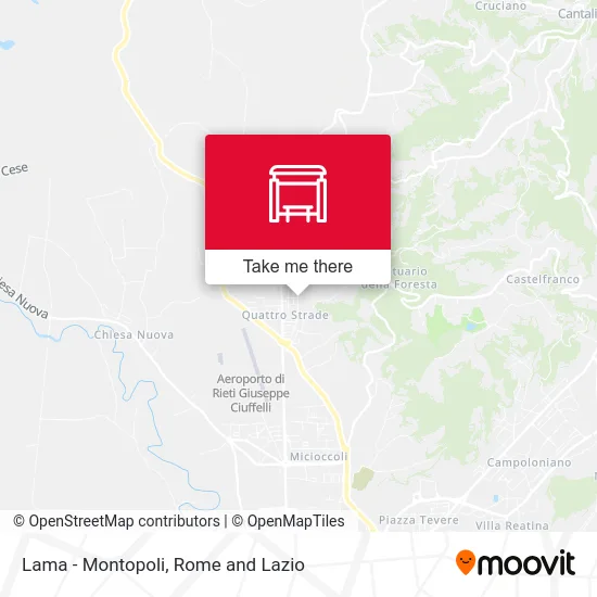 Lama - Montopoli map