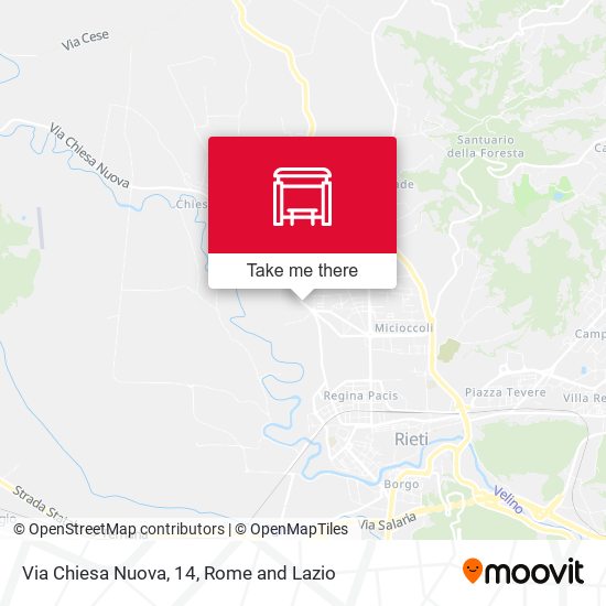Via Chiesa Nuova, 14 map