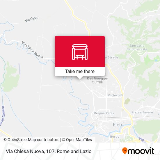 Via Chiesa Nuova, 107 map