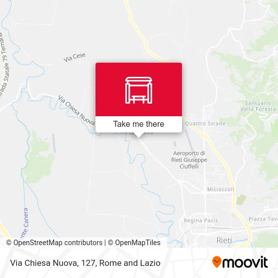 Via Chiesa Nuova, 127 map