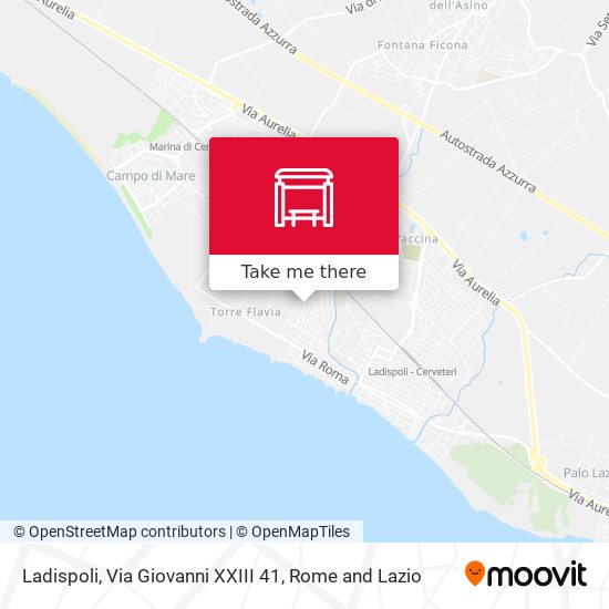 Ladispoli, Via Giovanni XXIII 41 map