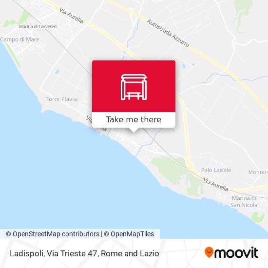 Ladispoli, Via Trieste 47 map