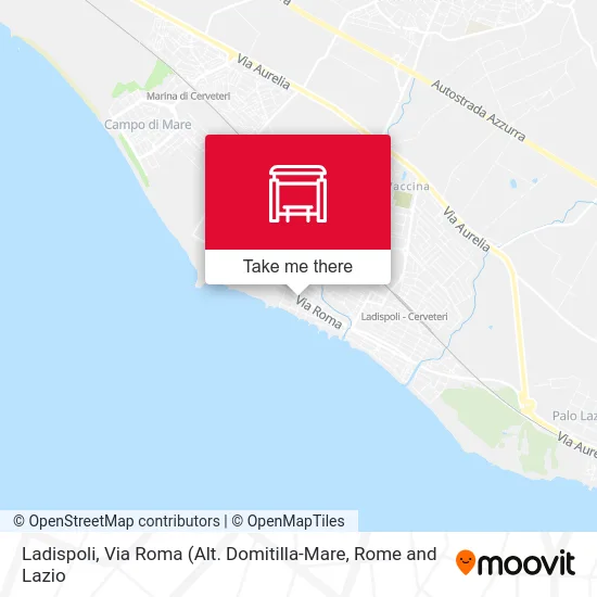 Ladispoli, Roma Street (Near Domitilla-Mare) map