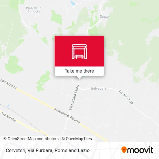 Cerveteri, Furbara Street map