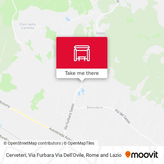 Cerveteri, Via Furbara Via Dell'Ovile map