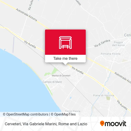 Cerveteri, Gabriele Marini Street map