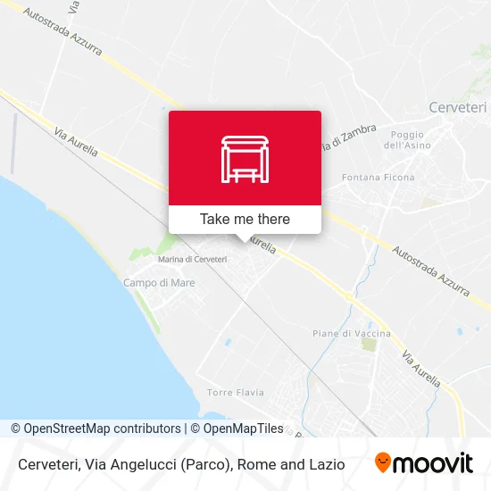 Cerveteri, Via Angelucci (Parco) map